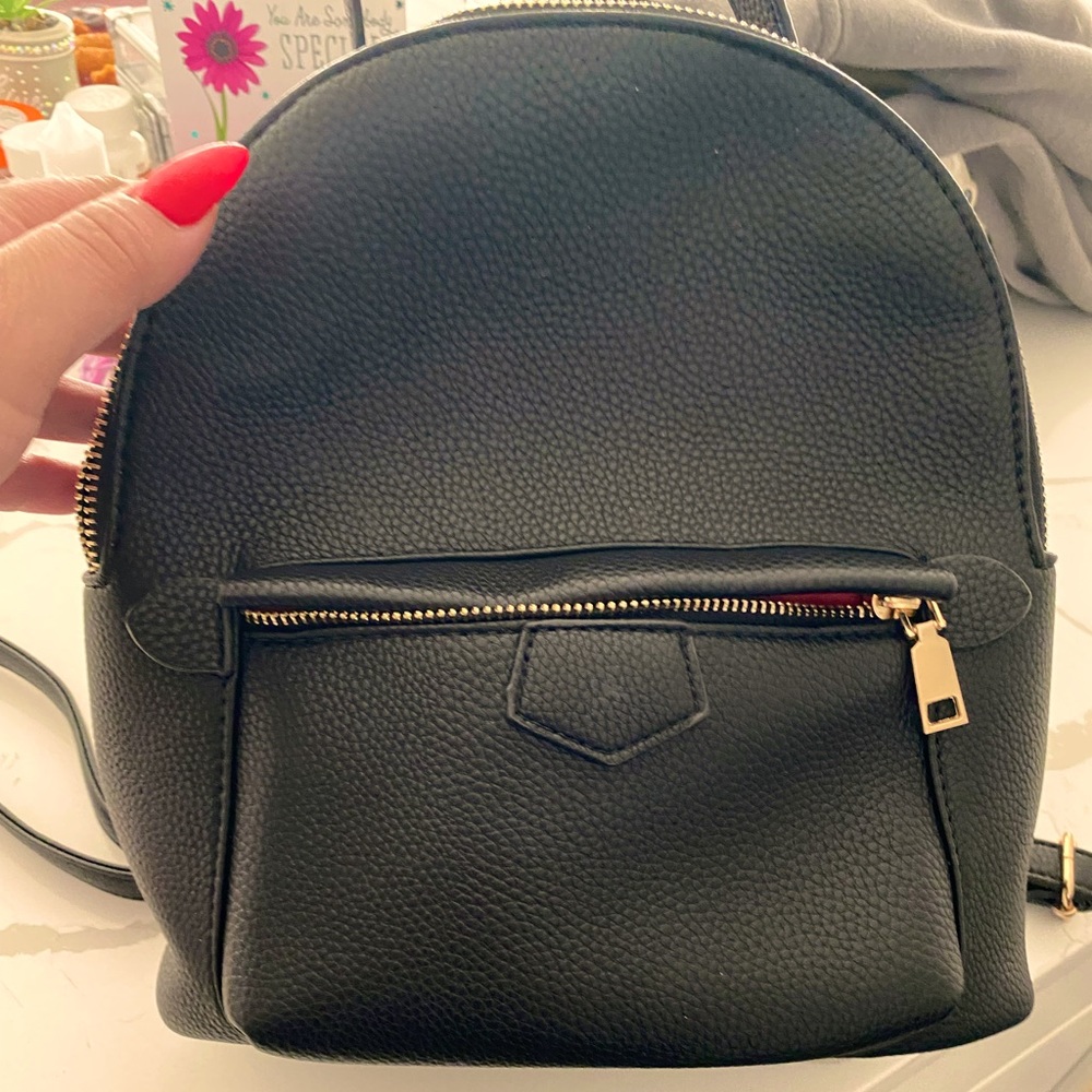 Leather backpack small - Picture 2 of 7